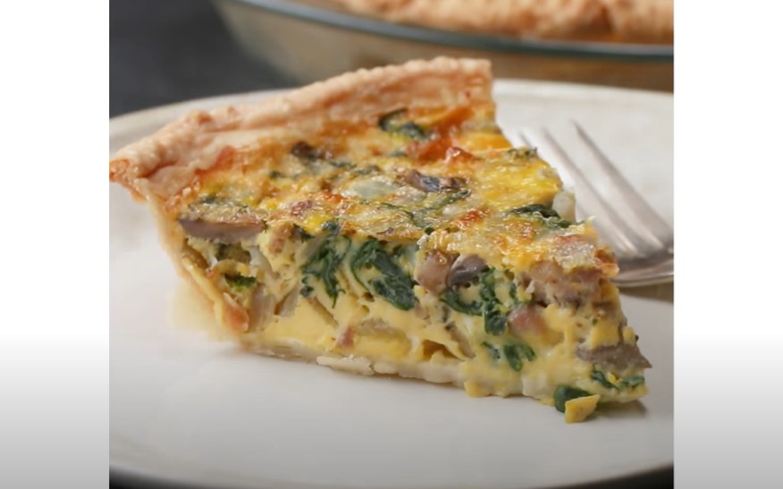 140 calorie cheesy sausage quiche recipe