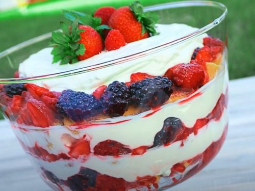 mixed berry trifle recipe