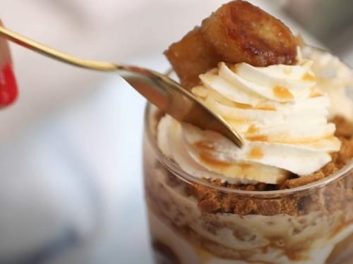 vanilla sundaes with crisped rice-and-peanut crunch recipe