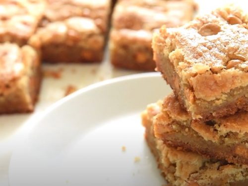 salted butterscotch blondies recipe