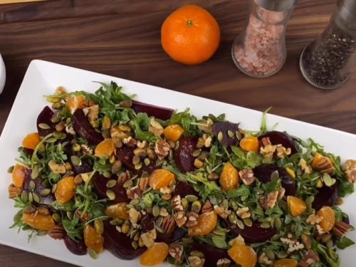 beet salad with kalamata vinaigrette recipe