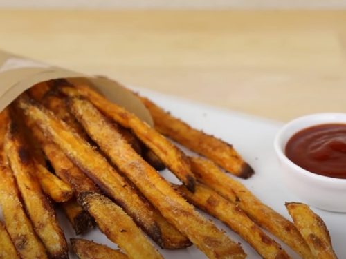 oven baked sweet potato fries recipe