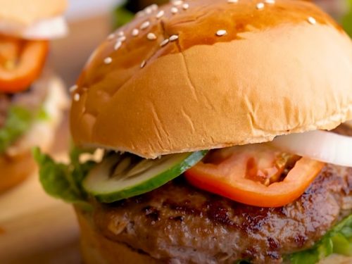 easy beef hamburgers recipe