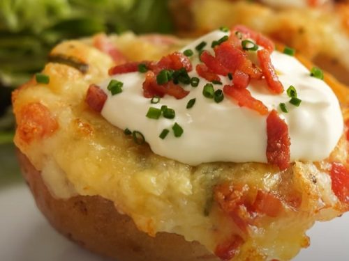 southwestern style twice baked potatoes recipe