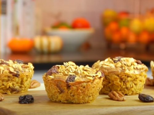 baked pumpkin oatmeal cups (muffins) recipe