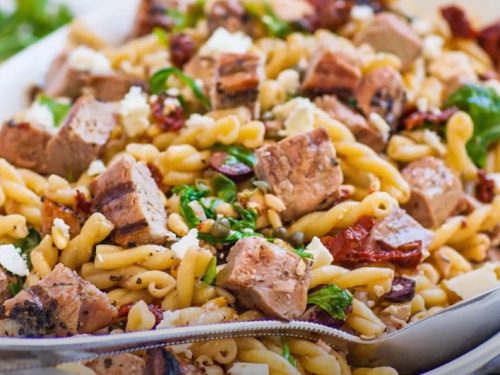 grilled steak arugula pasta salad recipe