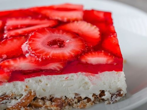 strawberry pretzel salad recipe