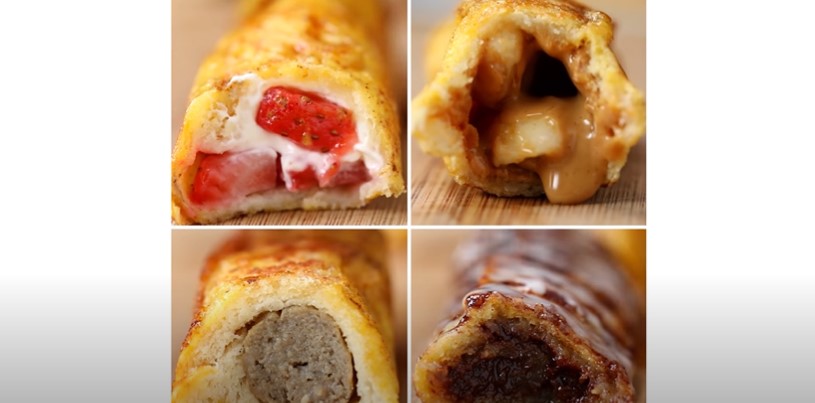 breakfast sandwich roll up recipe