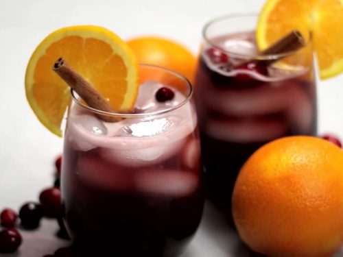 sparkling cranberry orange sangria recipe