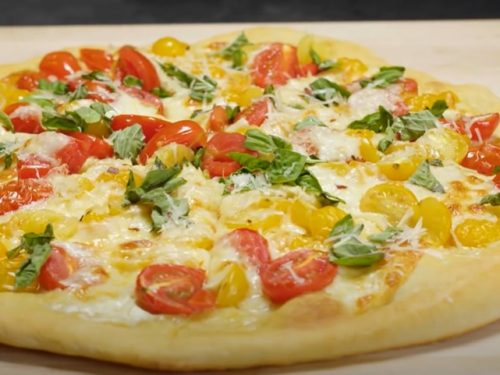 four cheese caprese pizza recipe