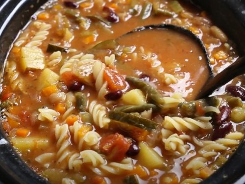 slow cooker creamy minestrone recipe