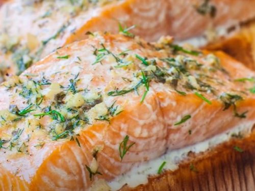 cedar plank spice-rubbed salmon recipe