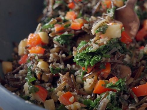 arugula and wild rice salad recipe