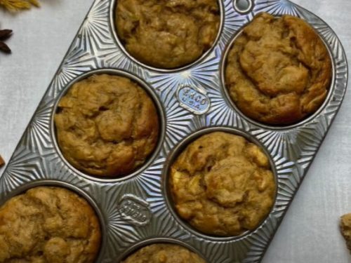 baby apple banana oat muffins recipe