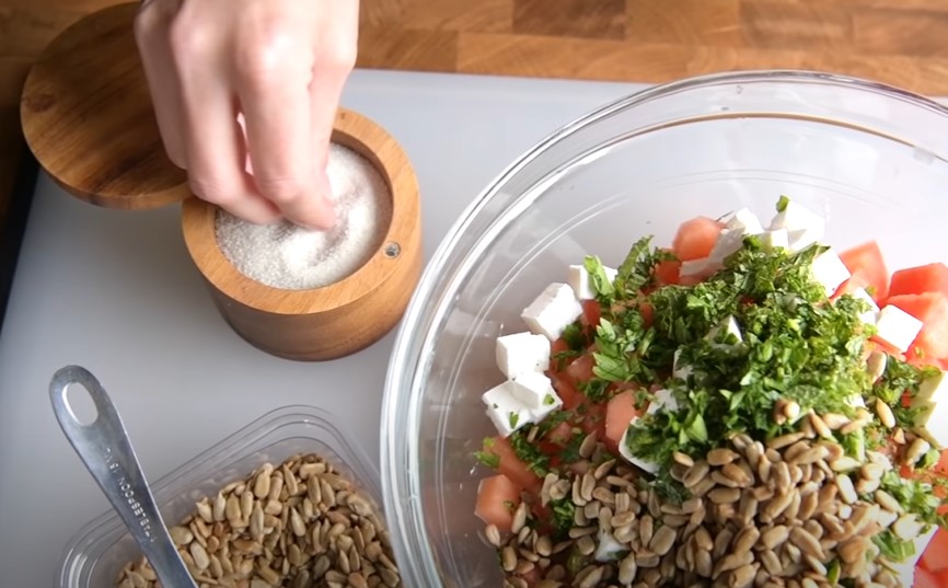 watermelon feta orzo salad with lemon and basil recipe