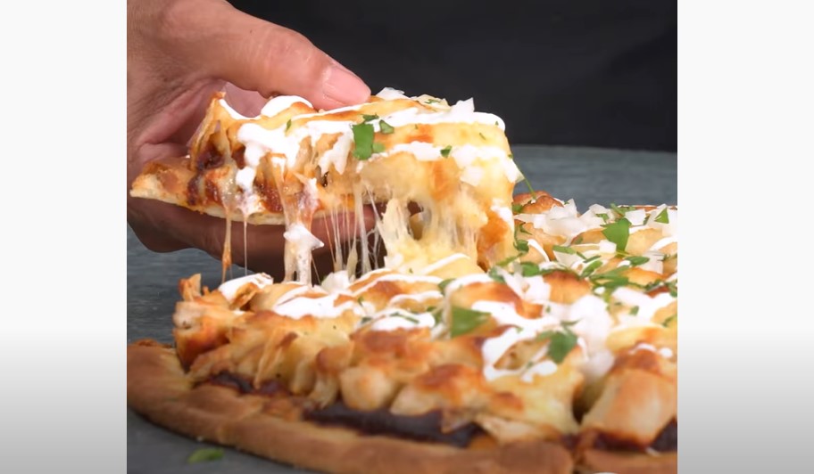 chicken enchilada pizza recipe