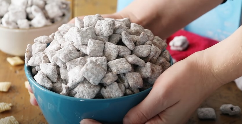 salted peanut nutella puppy chow recipe