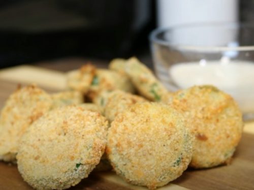 Air Fryer Parmesan Zucchini Chips Recipe