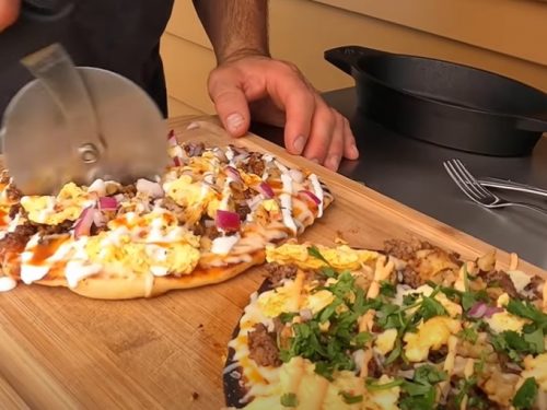 flatbread breakfast pizza recipe