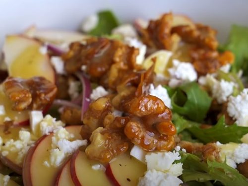 Cranberry Apple Pecan Salad Recipe