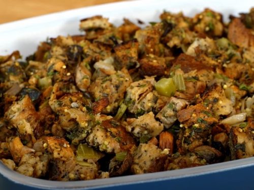 Bagel Mushroom Stuffing Recipe