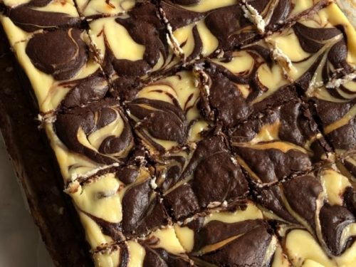 Bailey's Cheesecake-Marbled Brownies Recipe