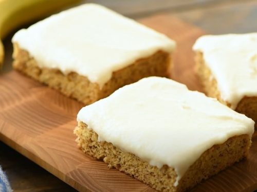 Banana Bread Bars Recipe