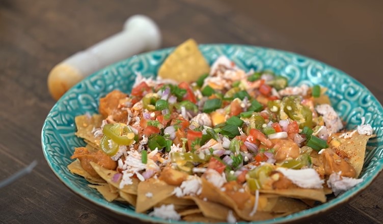 Beer-Braised Chicken Nachos Recipe