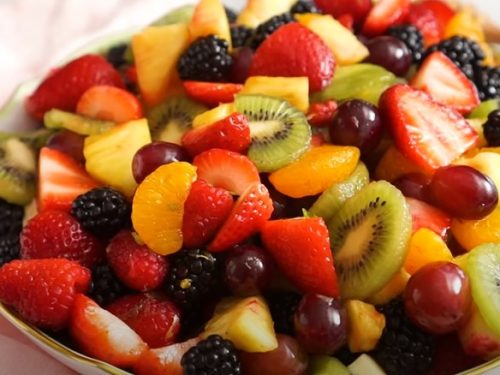 Blackberry Lime Fruit Salad Recipe