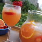 blood orange and pomegranate sparkling sangria recipe