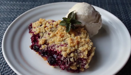 blueberry almond crisp recipe