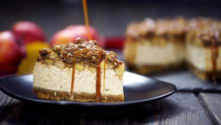 caramel apple crumble cheesecake recipe