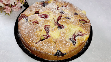 cherry pancake cake recipe