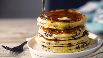 chocolate chip pancakes recipe