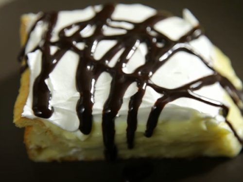 Chocolate Eclair Squares Recipe