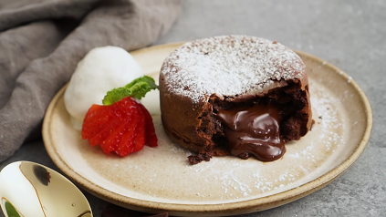 chocolate molten lava cakes recipe