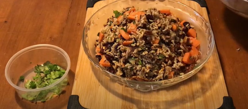 Cranberry Pecan Sweet Potato Wild Rice Pilaf Recipe