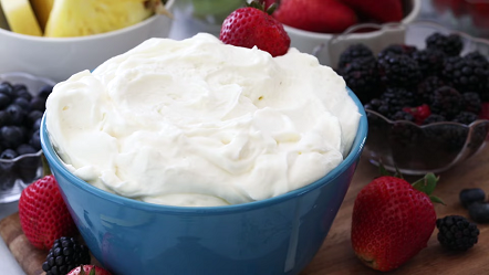 cream cheese fruit dip recipe