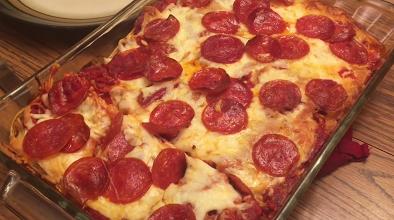 easy baked pepperoni pizza spaghetti recipe