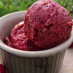 easy cherry sorbet recipe