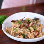 egg noodles with mushroom recipe