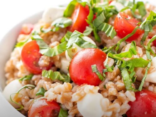 Farro Caprese Salad Recipe