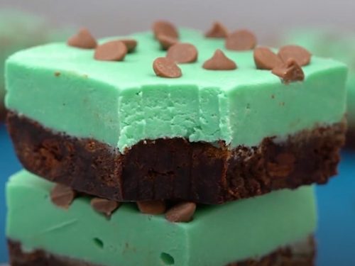 Frozen Mint Brownie Dessert Recipe