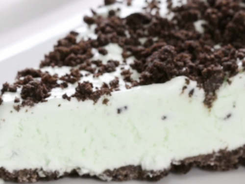 frozen mint chocolate chip pie recipe