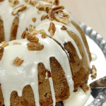 glazed bourbon pecan pound cake recipe