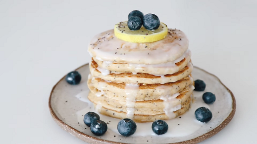 greek yogurt lemon poppy seed pancakes recipe