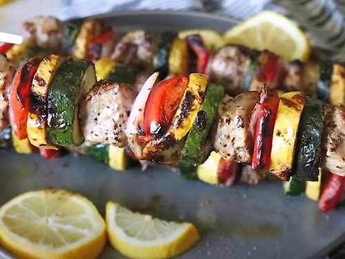 Grilled Tuscan Pork Skewers Recipe