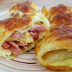 ham and cheese oven puffed pancake recipe