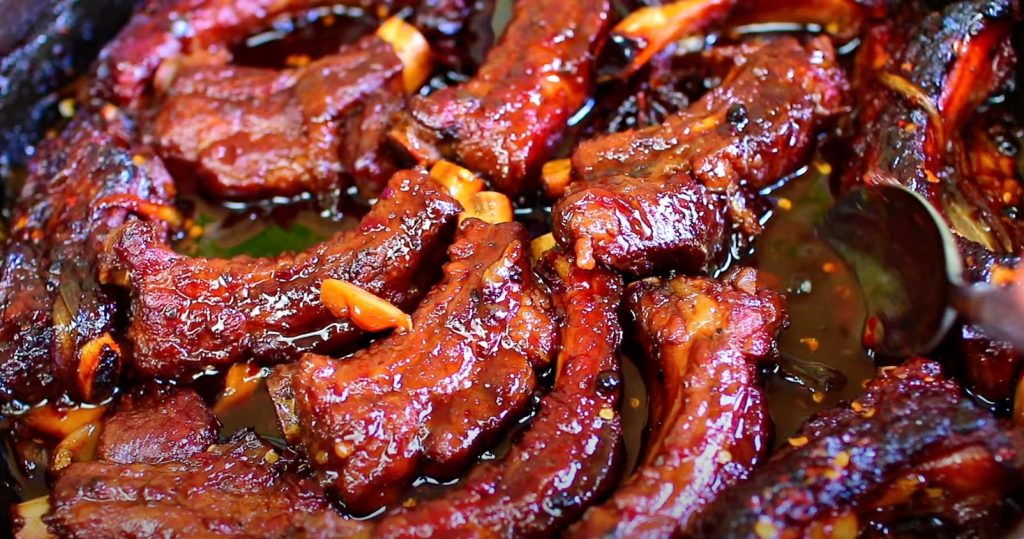 Honey-Barbecued Ribs Recipe