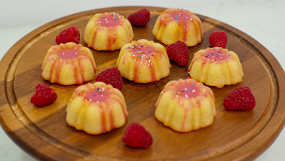 mini vanilla pound cakes recipe